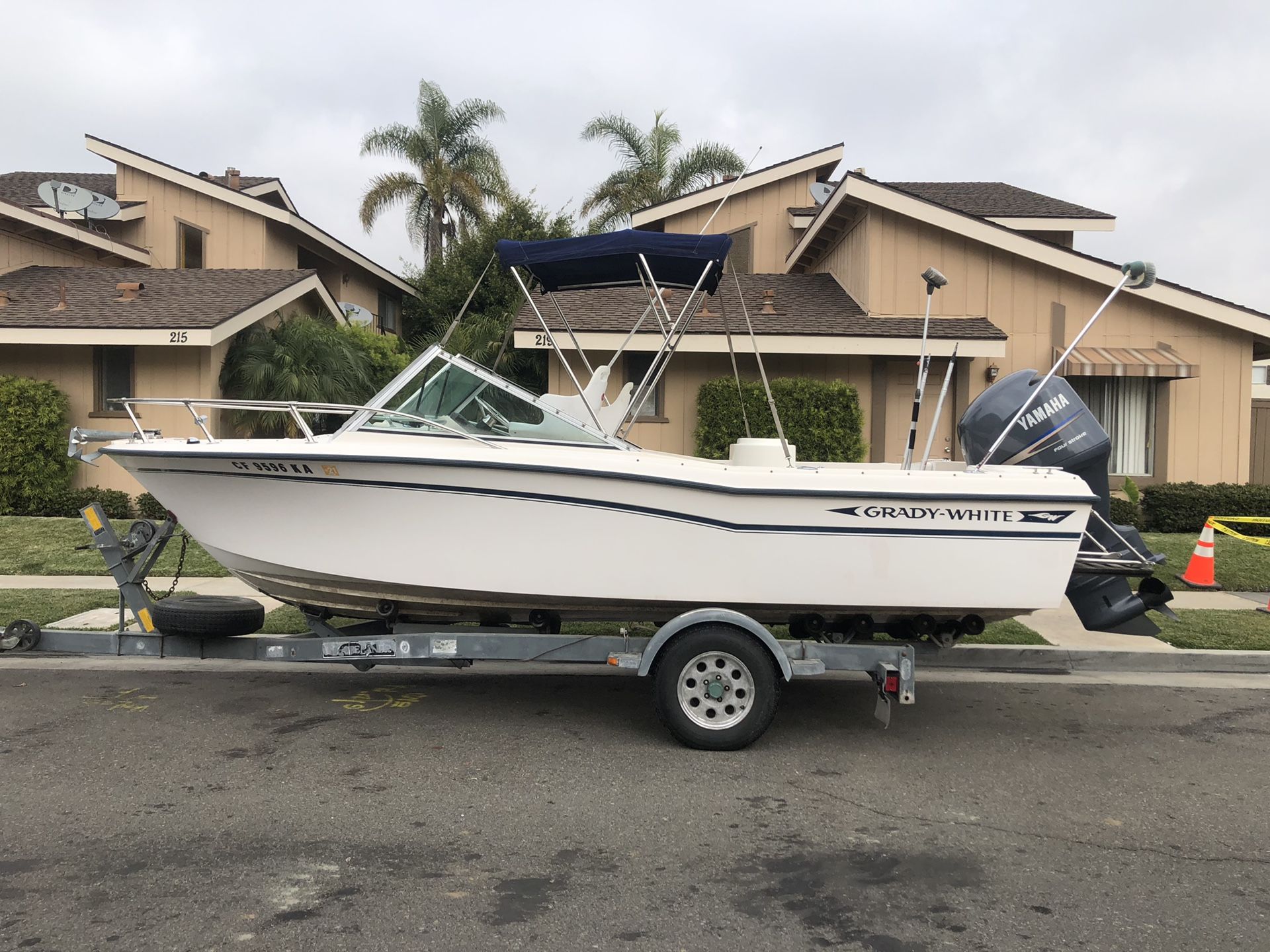 GRADY WHITE ! TOURNAMENT 19 (OPEN BOW) FISHING VESSEL