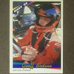 1994 Maxx NASCAR Geoff Bodine Motorcraft Racing #10 Card Vintage Collectible Sports