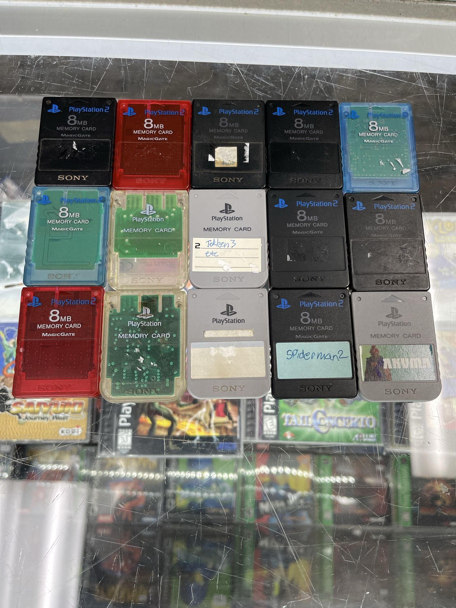 PlayStation 1&2 Memory Card $20-$25 Each Gamehogs