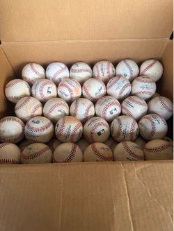 Used Major league baseballs