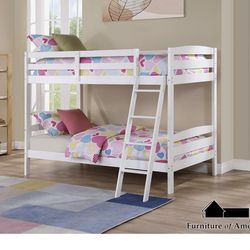Twin Bunk Bed Not Including Mattres 