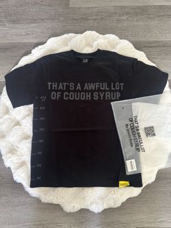 Black Awful lot of cough syrup shirt