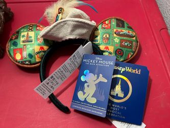 Disney Enchanted Tiki Room Mickey Ears New