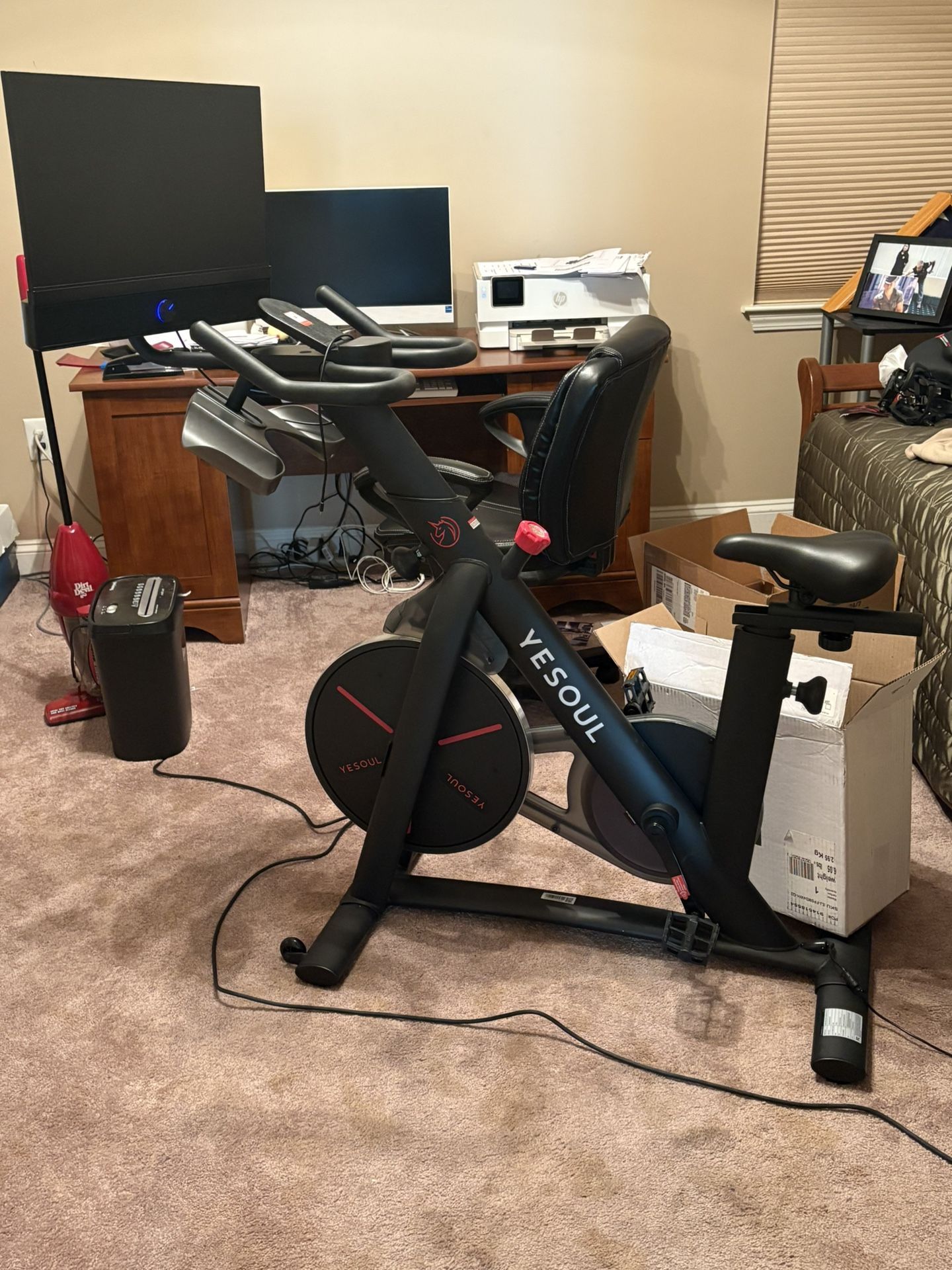 Yesoul Exercise Bike With 26” Screen