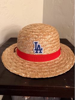 Dodgers One Piece Night Straw Hat Only