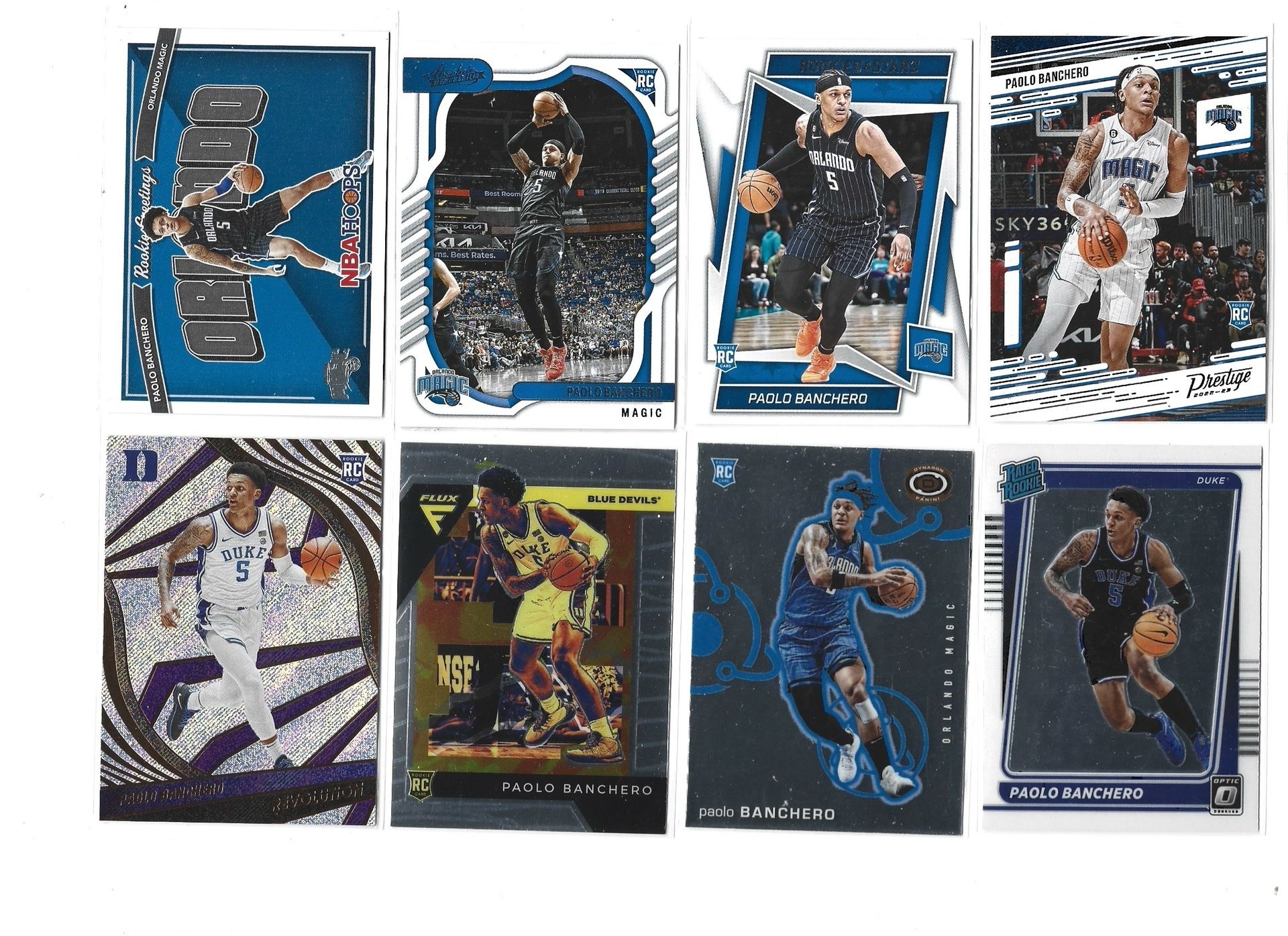 PAOLO BANCHERO ROOKIE INSERT LOT ORLANDO MAGIC