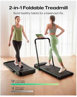 2-in-1 Foldable Treadmill