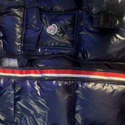 Moncler Blue Coat Sz S M