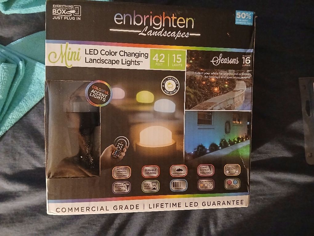 Outsmdoor Color Changing Led Lights W/remote
