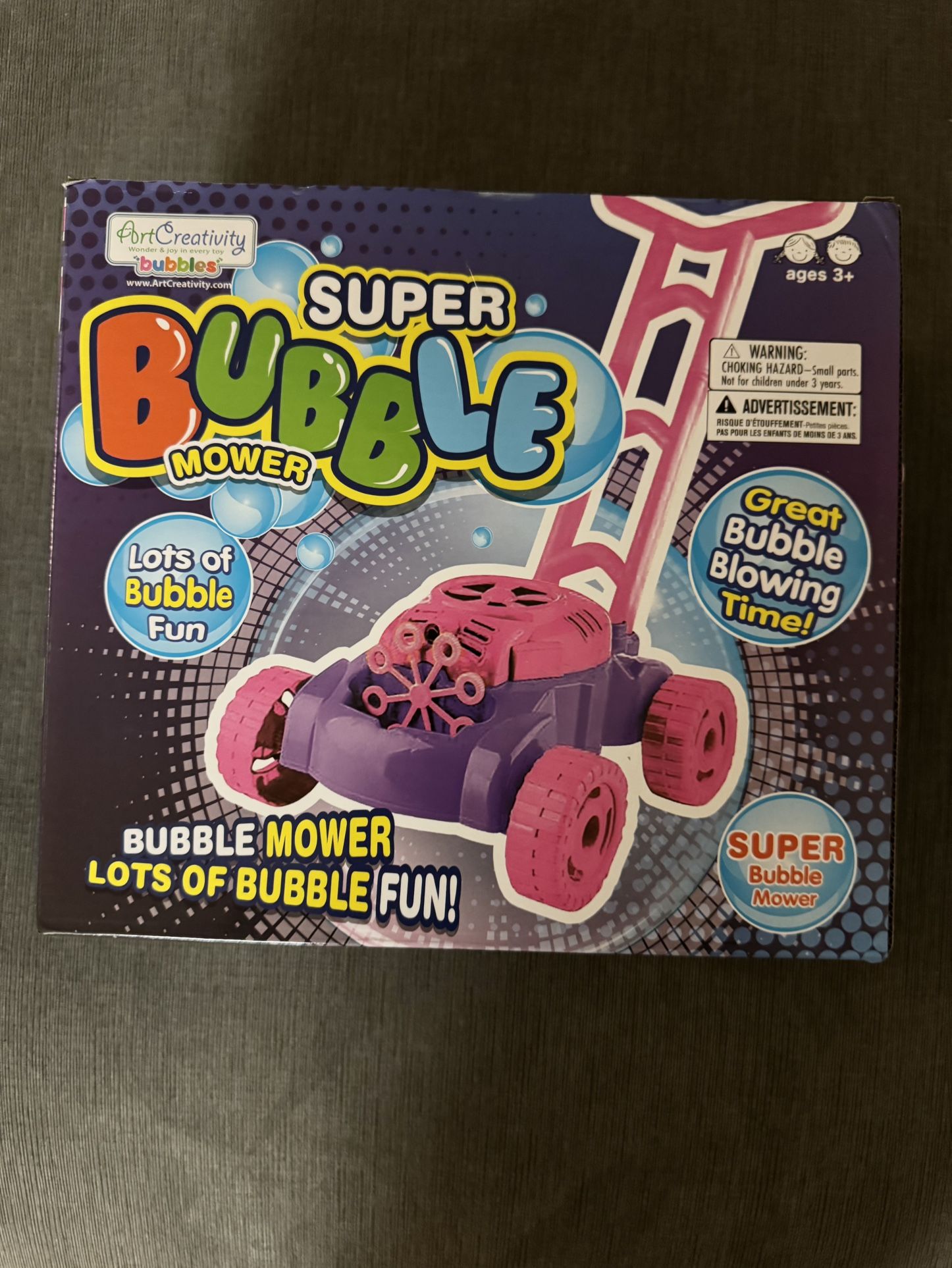 Brand New ArtCreativity Bubble Lawn Mower