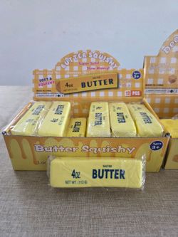 4oz Butter Squishy – Super Soft & Slow Rising 🧈