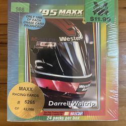 1995 Maxx Premier Plus NASCAR Box
