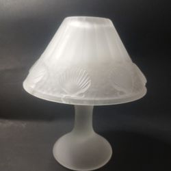 Shell  Frosted Fairy Lamp With Beautiful Details And Color 
