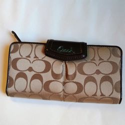 Coach Clutch F48096-Coach Ashley Signature Sateen Slim