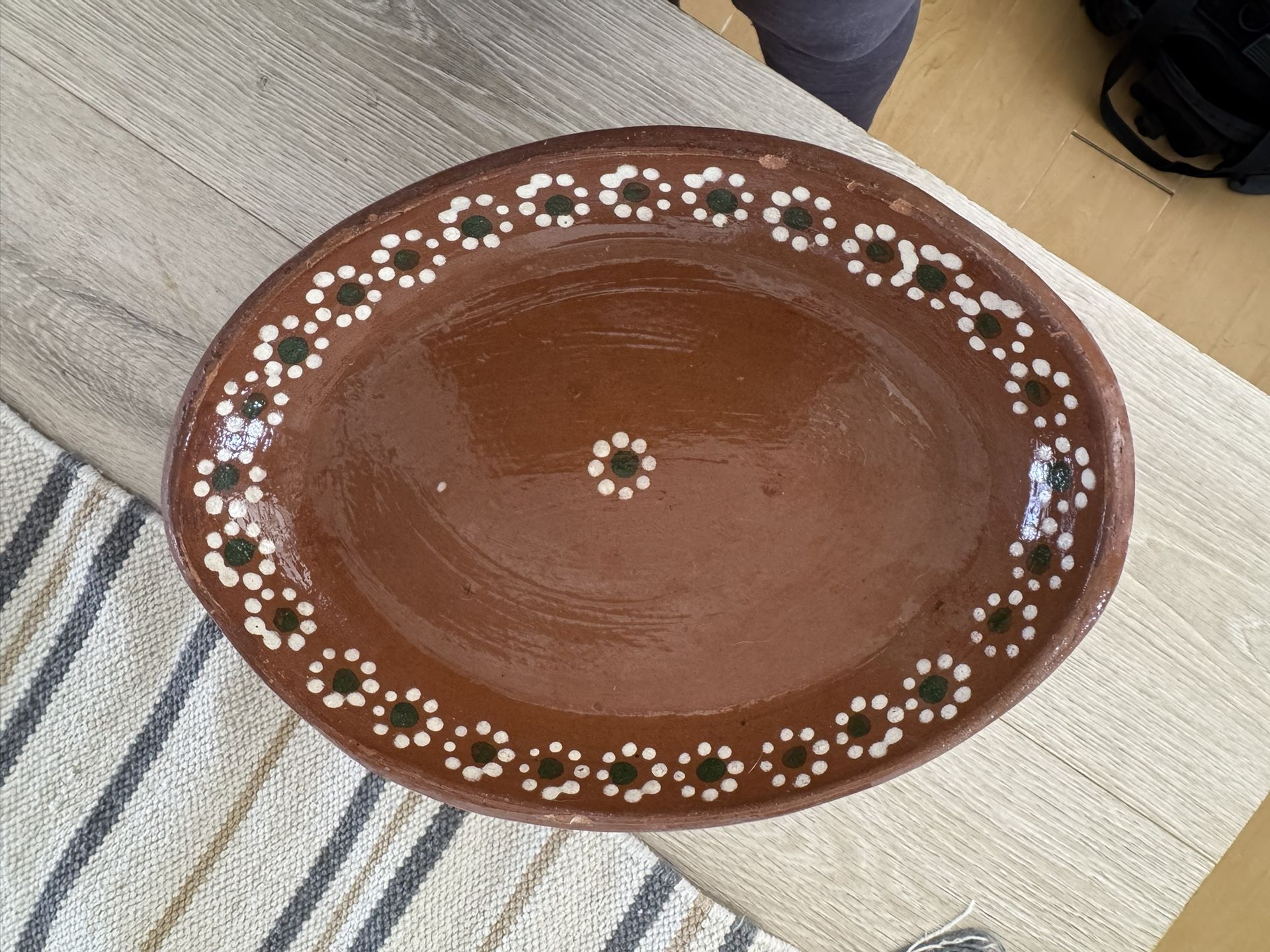 Mexican Clay Oval Plates
