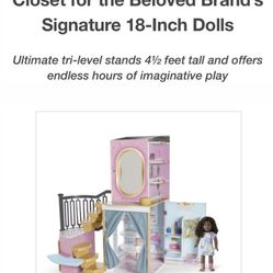 American Girl X Kidkraft Closet