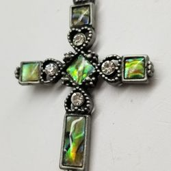 LEGENDARY GENUINE ABALONE CROSS 