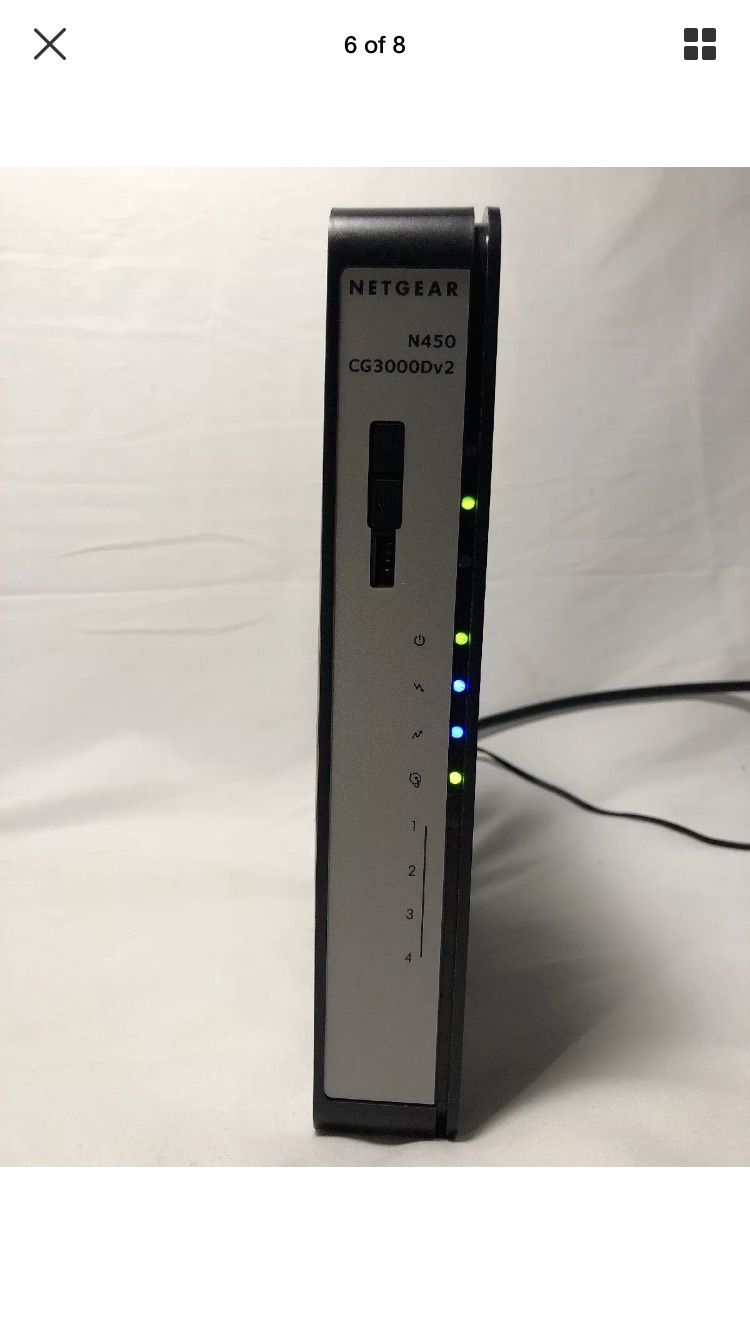 NetGear N450 WiFi Cable Modem xfinity Comcast compatible