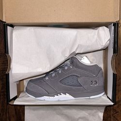 Brand New Jordan 5 Retro “Wolf Grey” (2026) (TD) Size 10C Toddler