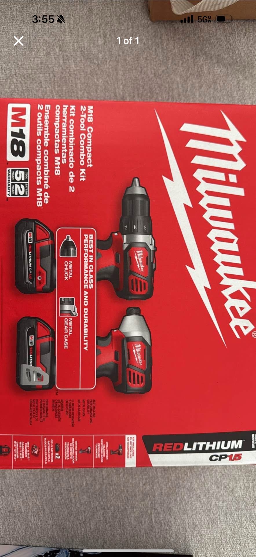 Milwaukee Drill Set