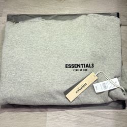 Grey Essentials Hoodie