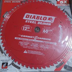 Diablo 12", 60 Teeth with Cermet Carbide.