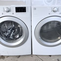 KENMORE.  WASHER AND GAS DRYER