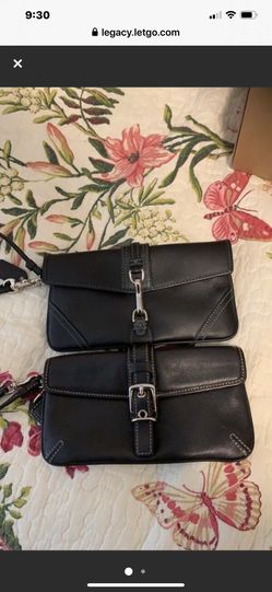 Coach black leather wristlets (price is for each)