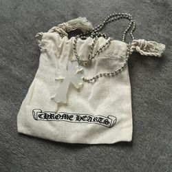 Transparent Silicon Chrome Hearts Necklace