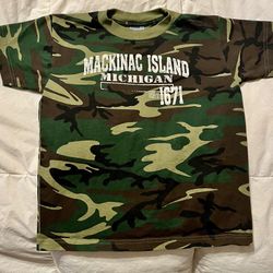 Boys Mackinaw Island Camouflage T-shirt
