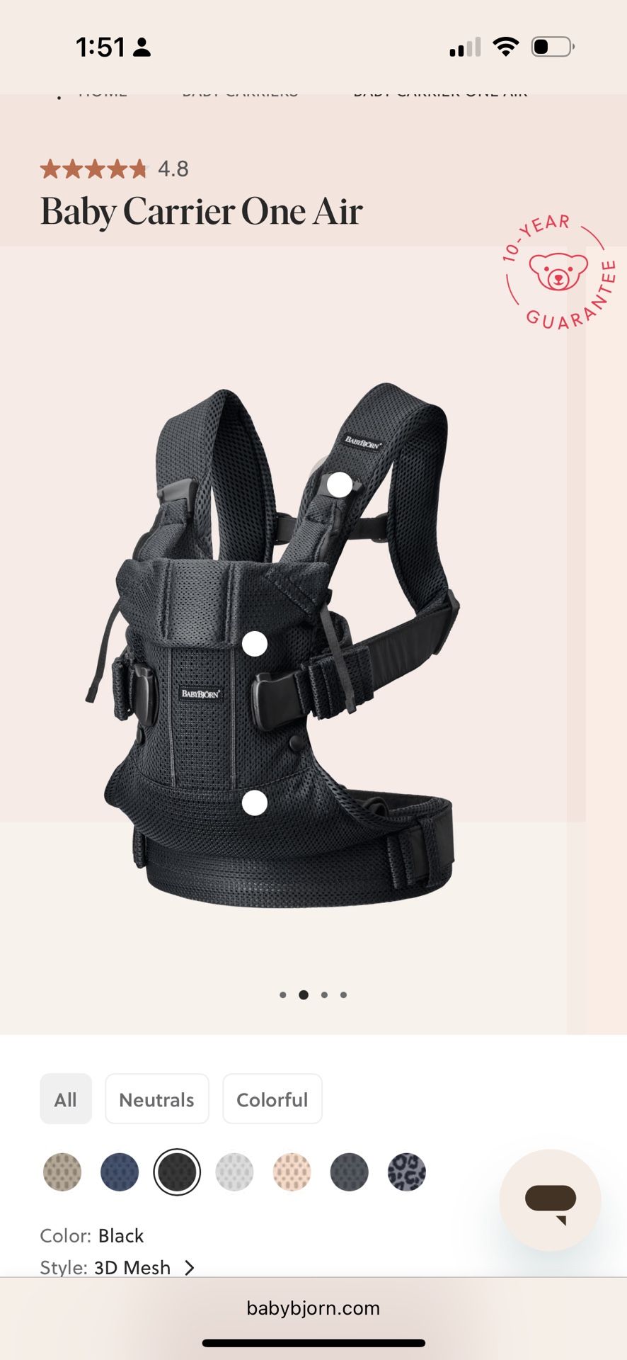Baby Bjorn One Air Carrier