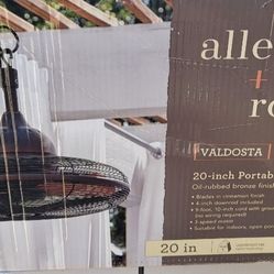allen + roth Valdosta 20-in Oil Rubbed Bronze Indoor/Outdoor downrod Ceiling Fan