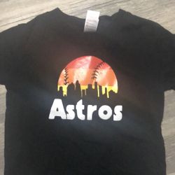 Houston astros toddle shirts