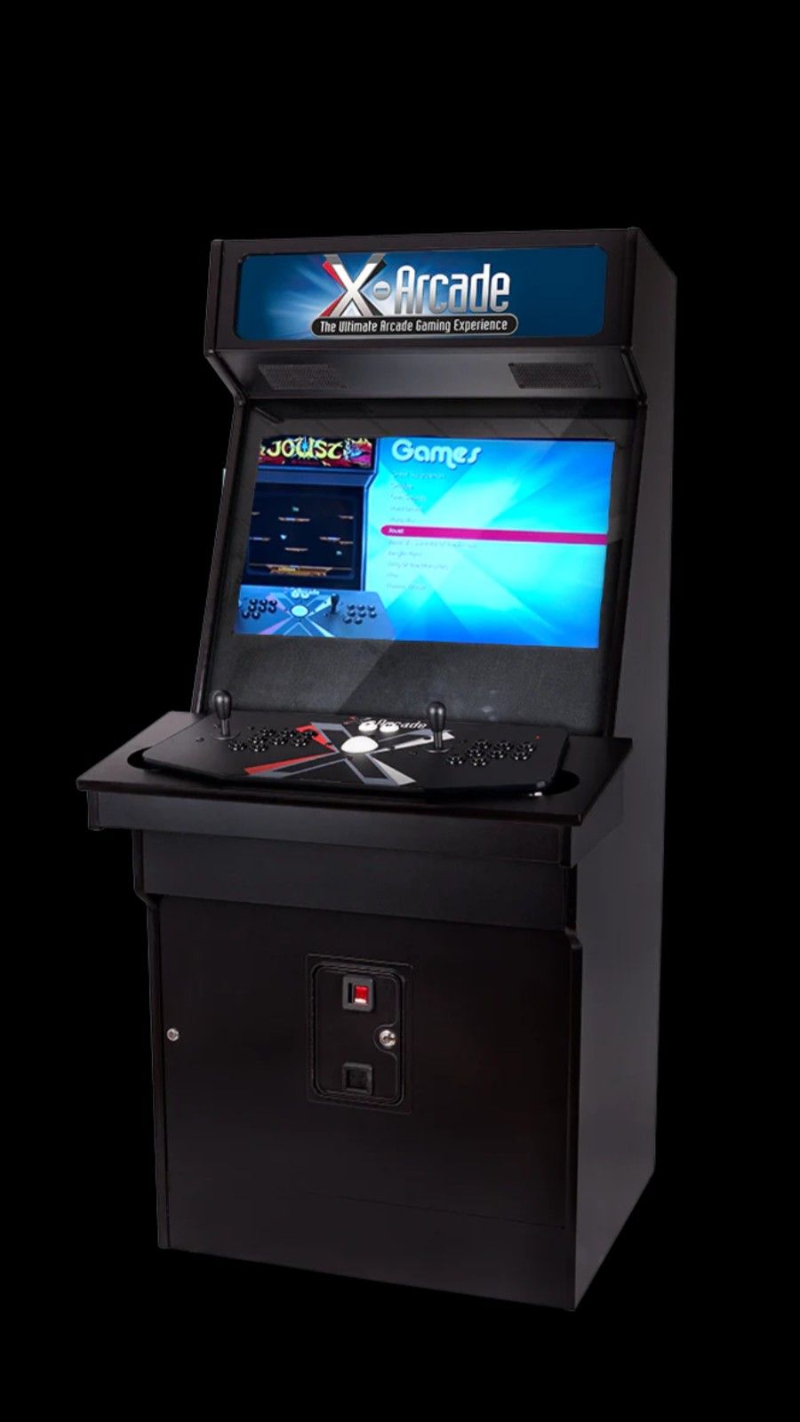 X-Arcade Machine" Full-Sized 32" LED Arcade Cabinet