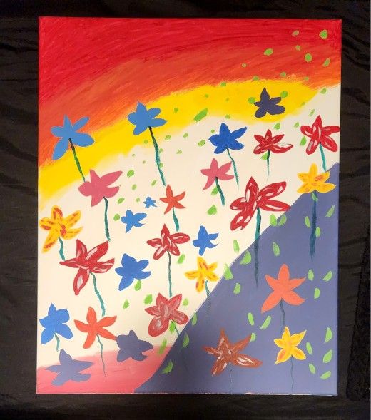 Floral Painting 16x20 