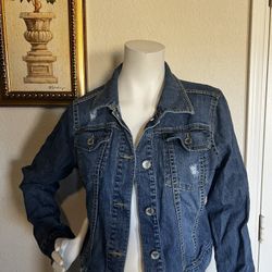 Ana Ladies Denim Jacket Size M 