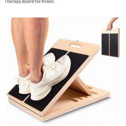 Professional Wooden Slant Board for CalfStretching, Portable & 360° Balance Board, Adjustable 5-6 Angle Calf Stretcher with Carry Handle NonSlip 300lb
