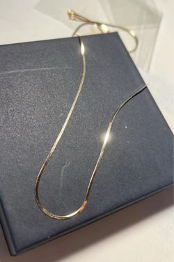 lightweight snake chain 18k not plated