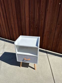 Small White End Table