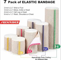 Brand New Elastic Bandage Wrap (7pk)