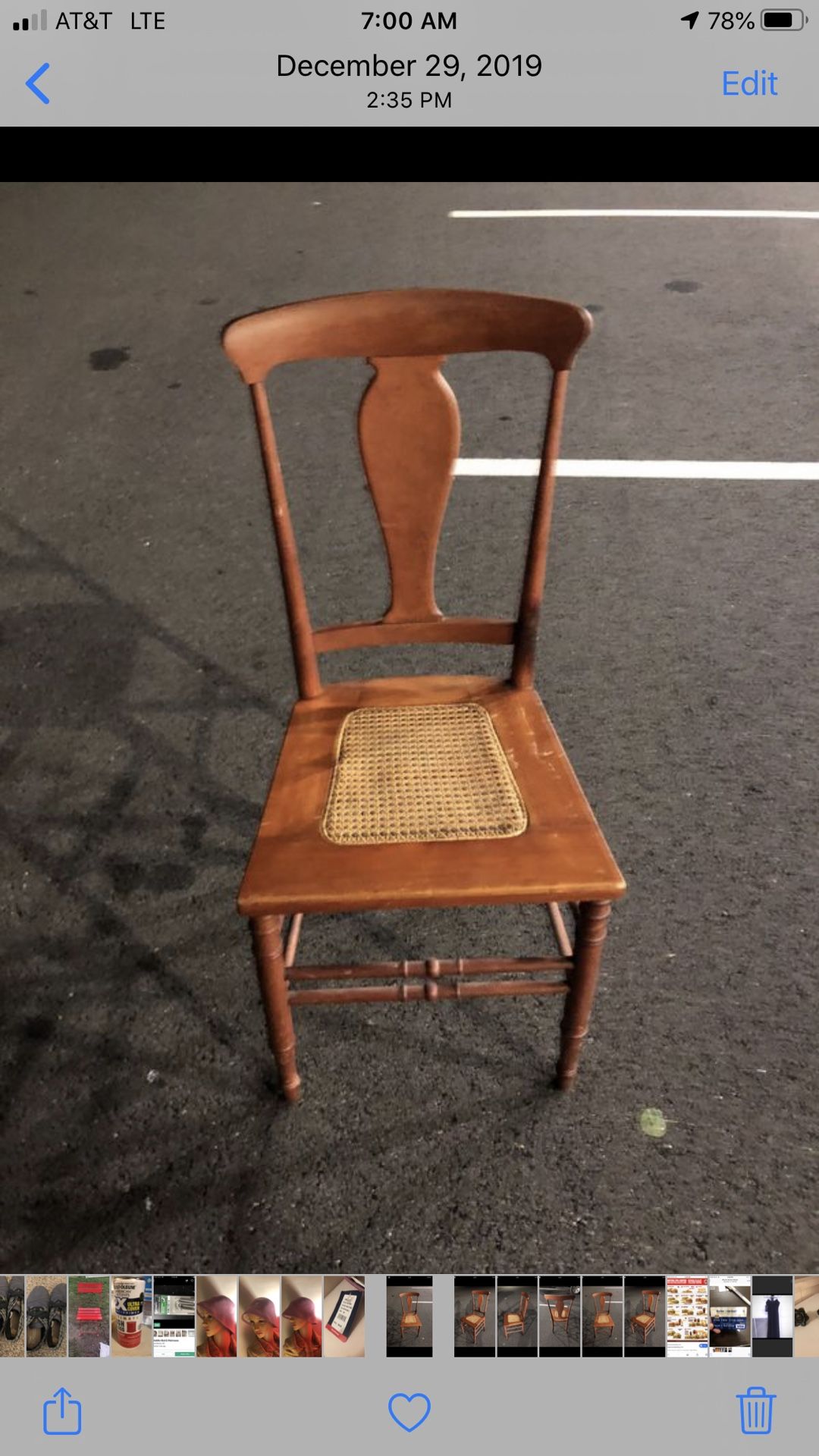 Cain chair