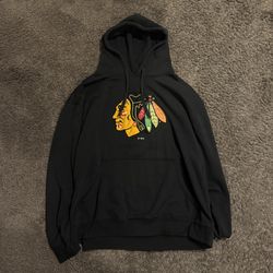 Black Chicago Blackhawks Hoodie 