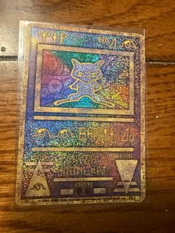 Egyptian Mew Pokemon Card