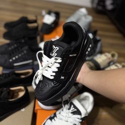 Luis Vuitton Black Trainers