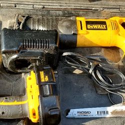 Dewalt Zaw Saw,  Driver, Charger Case 18v