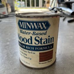 Minwax Water-Based Wood Stain – Vermont Maple – Partial