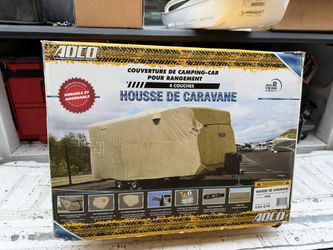 Adco RV Cover for Travel Trailers up to 20' Long - Tan