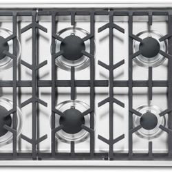 Viking 5 Series VGSU53616BSS
36 Inch Professional 5 Series Gas Cooktop