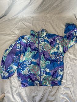 Women’s LAVON PETITES 80’s Windbreaker Size Pm
