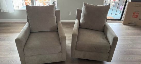 Living Spaces Swivel Chairs